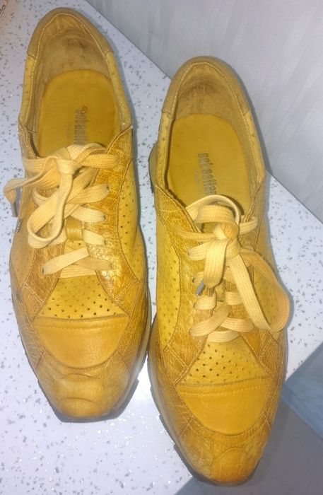 Чоловічі туфлі з натуральної шкіри крокодила