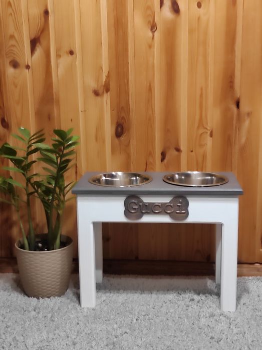 Підставка з мисками для собак. Годівниця для собак.Годівничка для кота