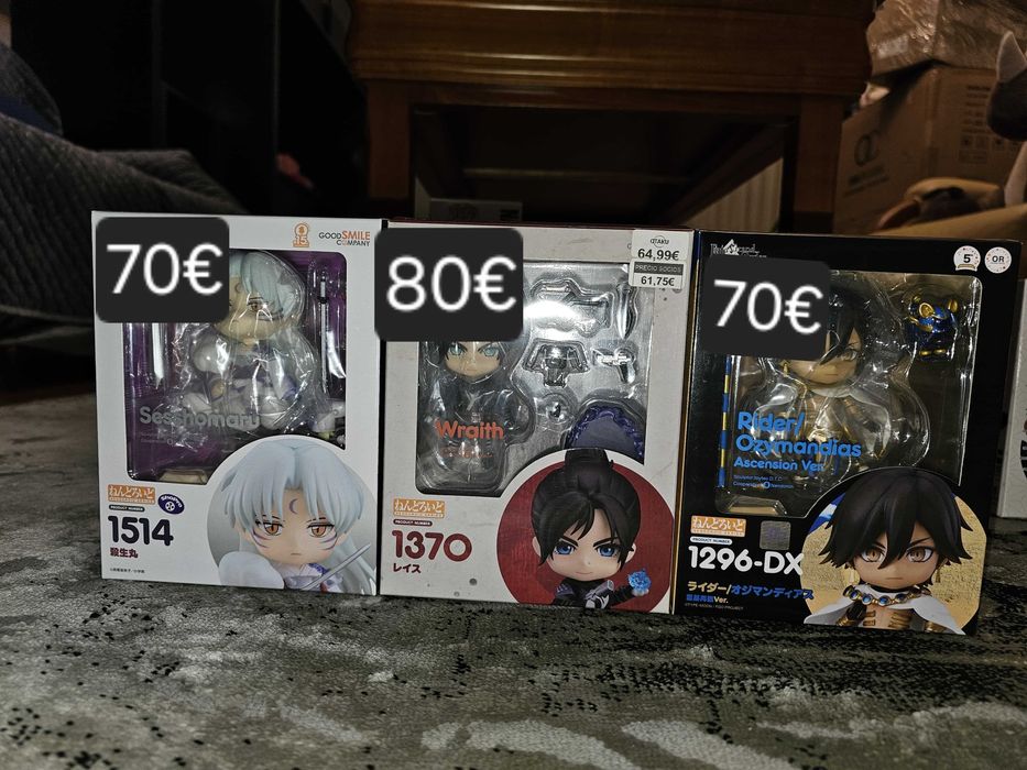Figuras funko pop e nendoroid