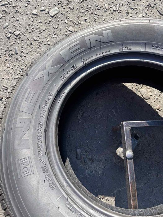 Шини 225/75 R16 пара Nexen літо 2022p 7мм