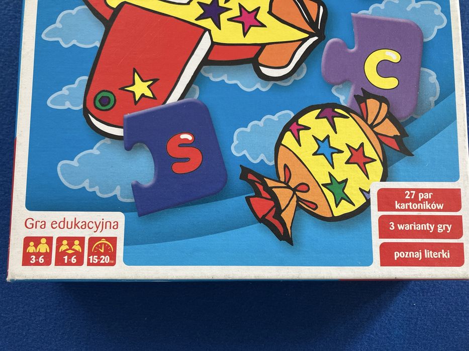 Abecadlo nauka liter puzzle gra edukacyjna