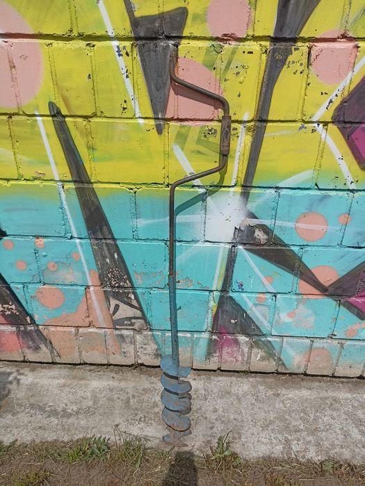 Wiertnica ręczna, ślimak do ziemi ogrodzenia, płotu, kołki, na lód