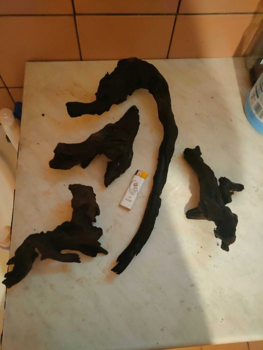 Do akwarium korzenie ładny zestaw do dekoracji dna