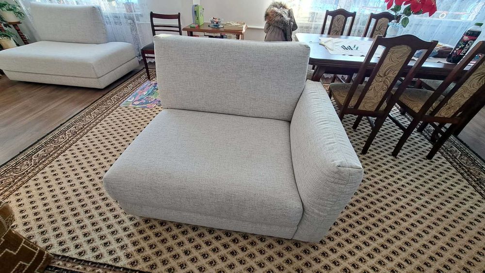 Kanapa modułowa szara