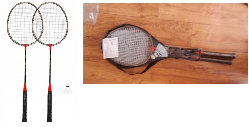 Wyprzedaż->Zestaw do badmintona Spokey BADMNSET1 rakiety z lotką