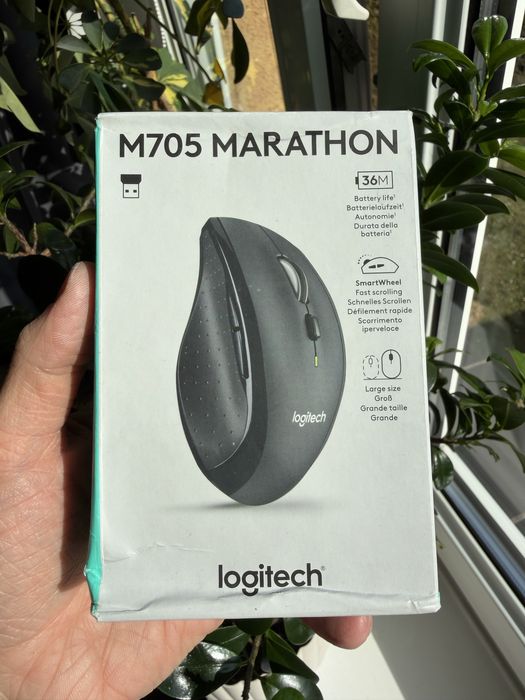 Mysz Laserowa Bezprzewodowa Logitech M705 Marathon 1000 dpi