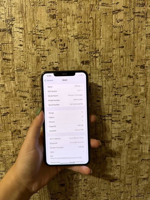iPhone 11 pro max 256gb