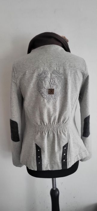 UNIKAT marynarka bluza dresowa dres kurtka vintage 38 m 40 L s