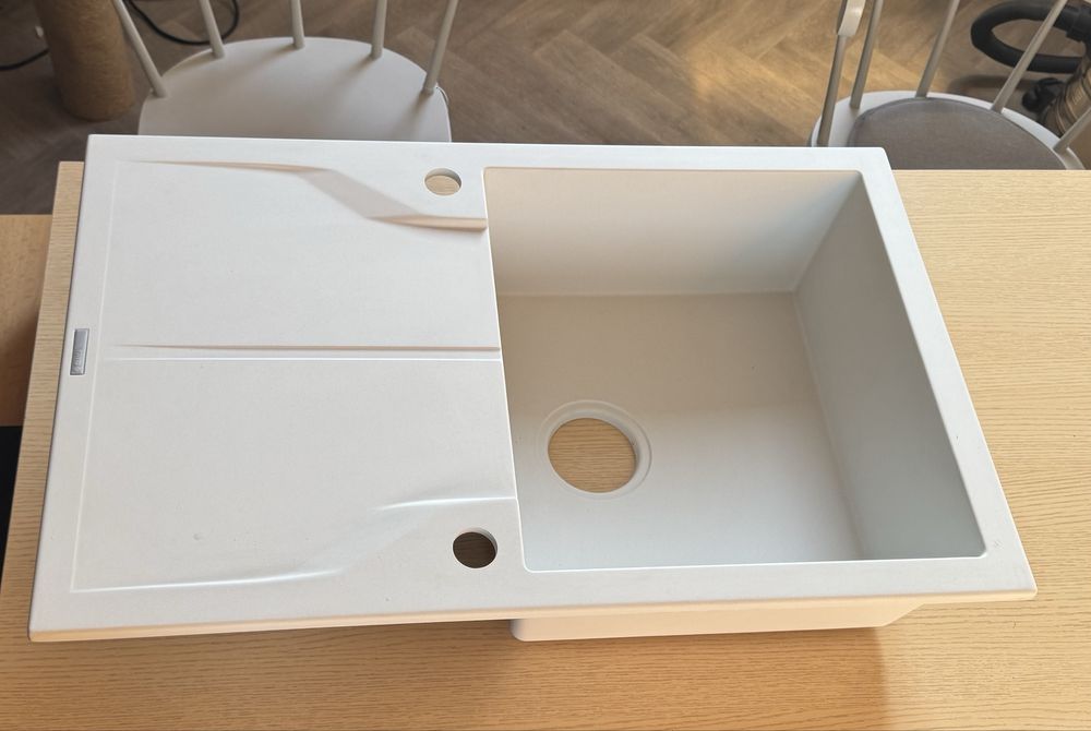 Zlewozmywak Deante nablatowy ZQN113 kolor alabaster