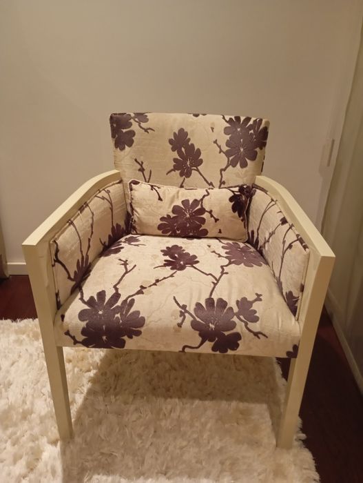 Cadeirão estampado