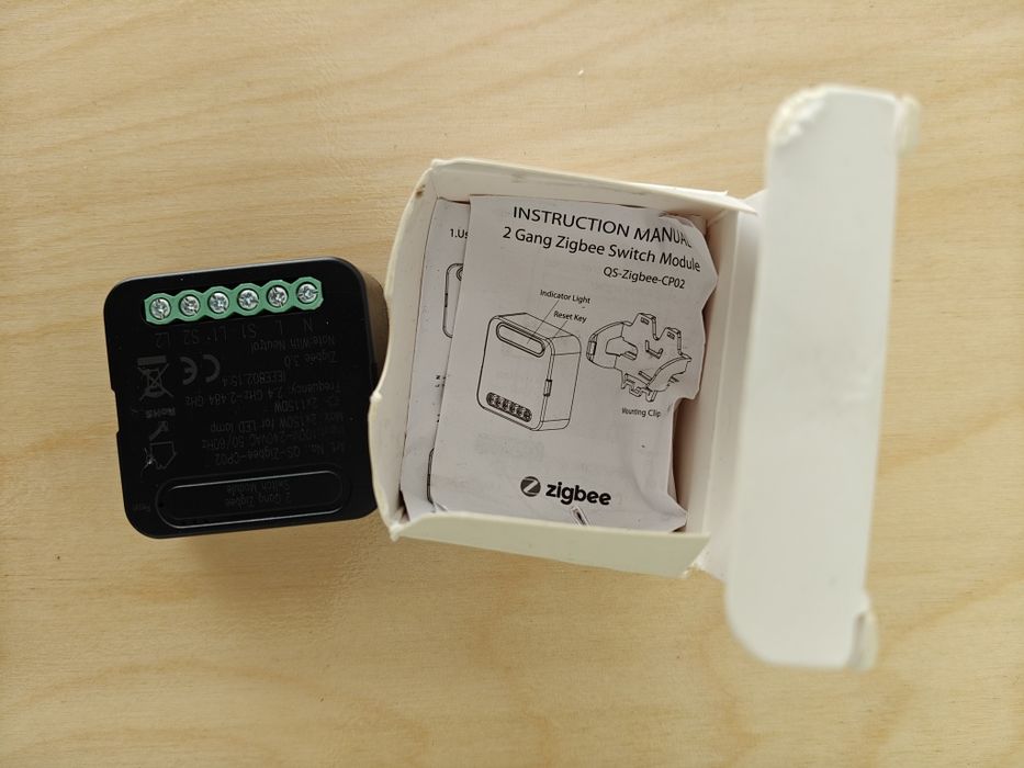 Módulo 2 interruptores ZigBee64552214522241121