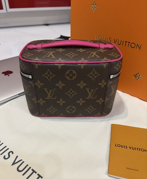 Косметичка Louis Vuitton Nike Mini Pink чип NFC