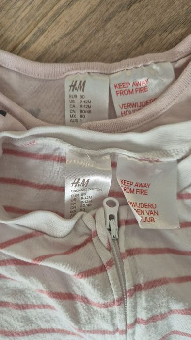 Rampersy dziewczęce H&M rozm. 80