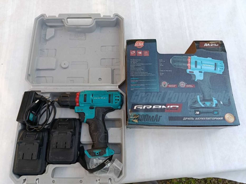 продам шуруповерт Grand  ДA-21LI