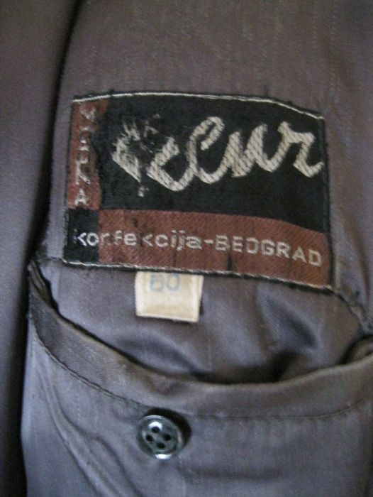 Пальто драповое в клетку СССР