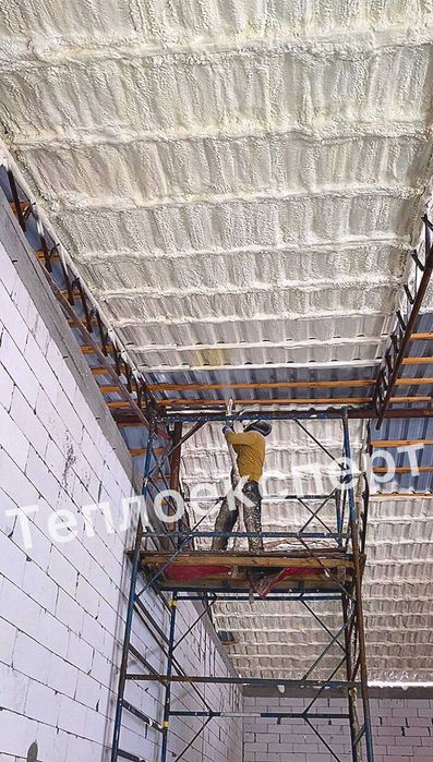 Утеплення дахів піною, пінополіуретаном, ППУ