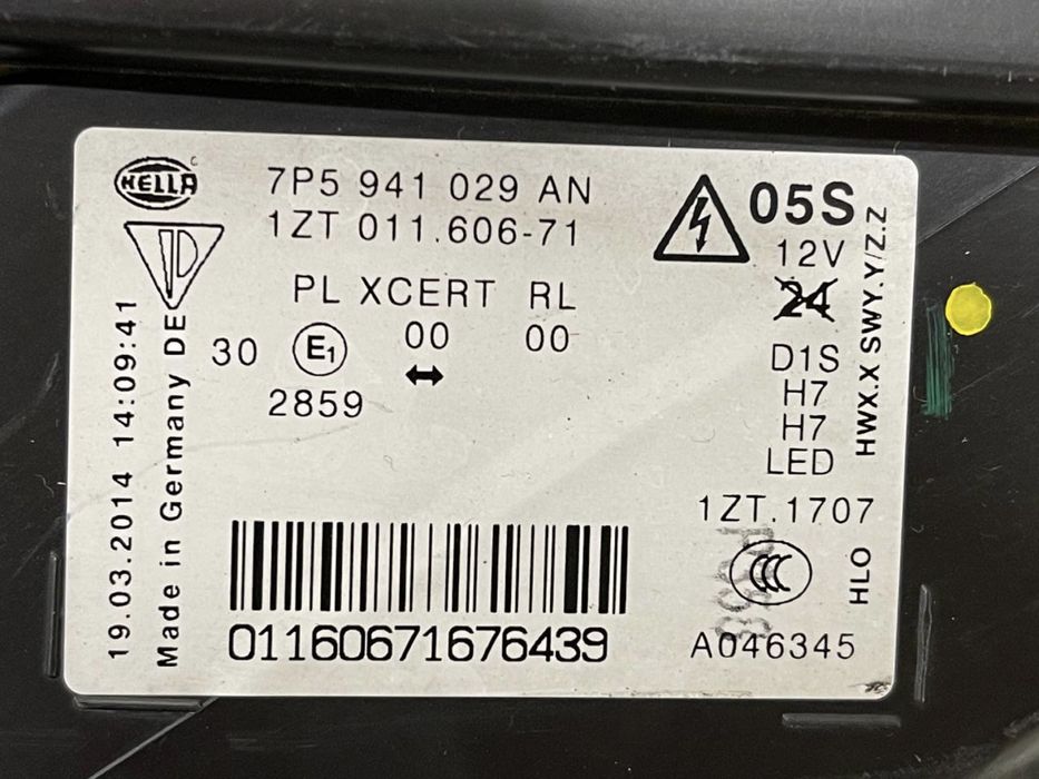 Фара передняя левая Porsche Cayenne 2 [ 2010 2011 2012 2013 2014 2015