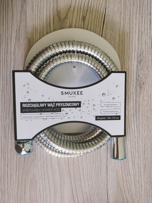 Rozciągliwy wąż prysznicowy