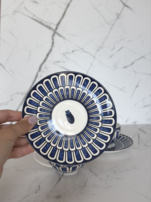 Чайний набір, сервіз hermes, чайный сервиз, чашки, набор эрмес, ермес