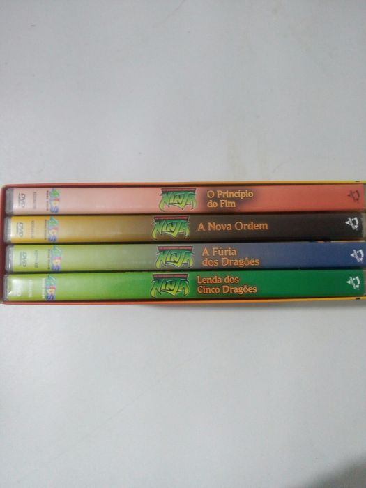 Pack 4 DVD: As Tartarugas Mutantes Ninja, série 5