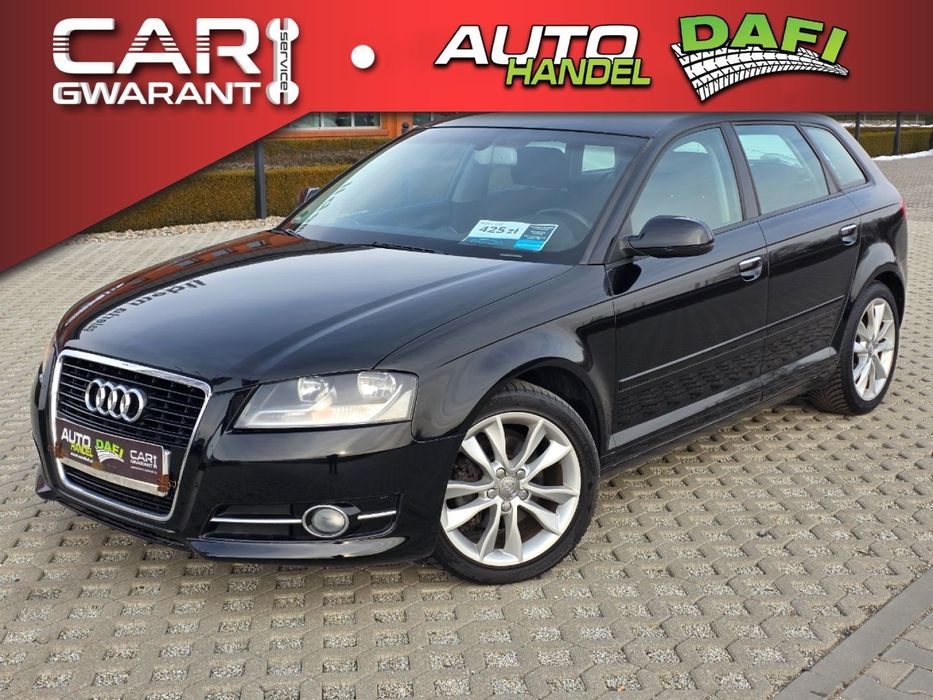 Audi A3 Sportback 1.4 125PS Automat Nowy Rozrząd Czarna Gwarancja