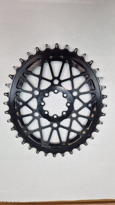 Prato oval absolute black  36D  Direct mouth sram 8f