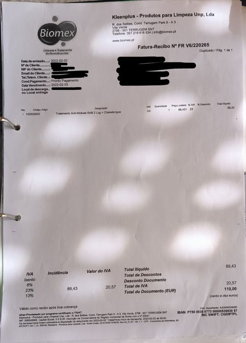 Sofá com chaise long+impermeabilização