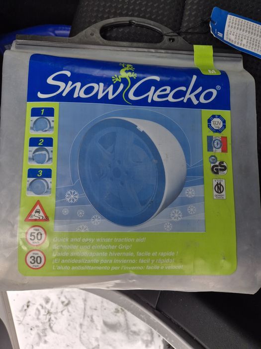 Łańcuchy śniegowe tekstylne snow gecko