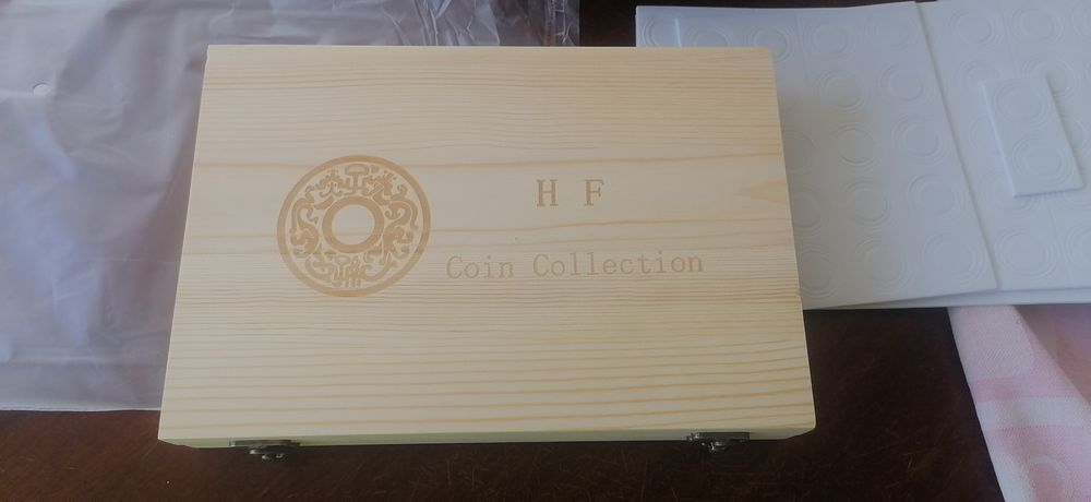 Caixa para moedas 2 euros