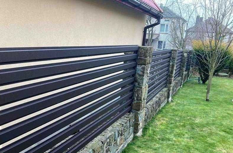 Паркан Жалюзі Металевий Забор Ранчо