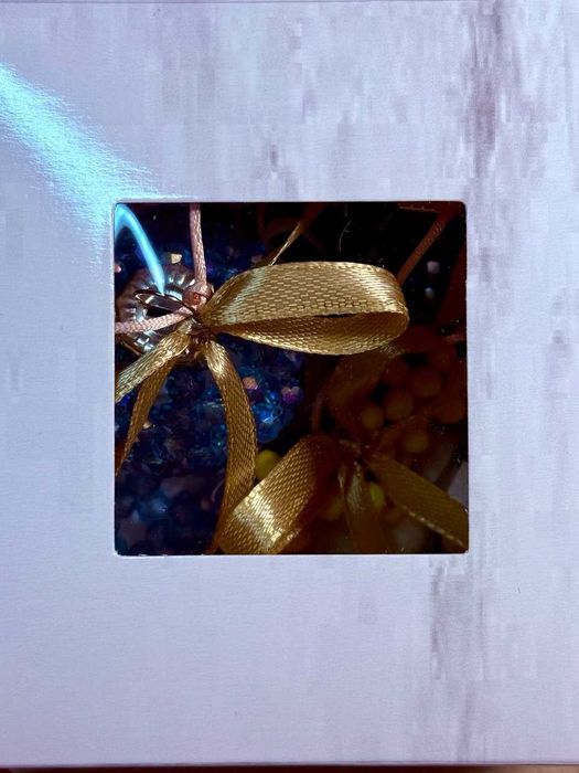 Ręcznie robione ozdoby choinkowe z koralików