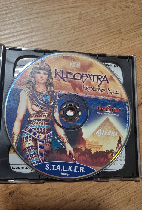 gra na PC Kleopatra i Sonic 2 CD CD-Action vintage
