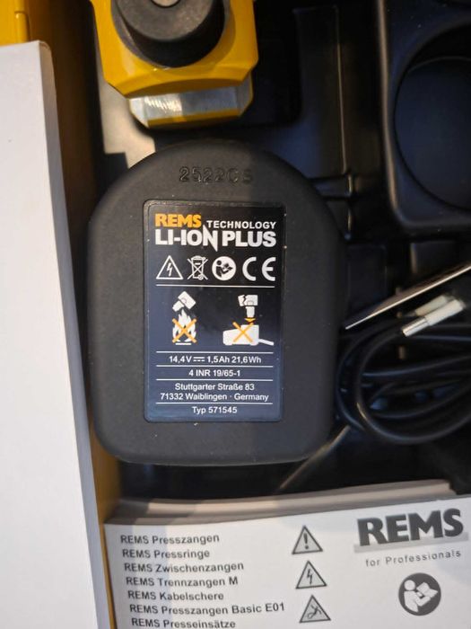 Zaciskarka REMS Mini-Press ACC Basic-Pack zestaw szczęki, kamienie U16-20-25-32 nowa FS/paragon