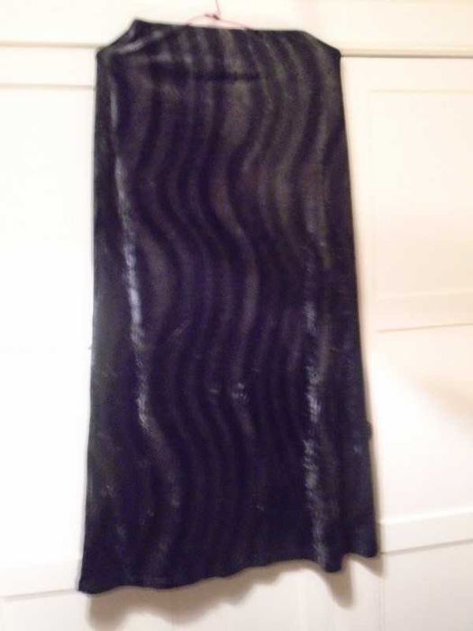 Saia comprida retro/vintage (original) em veludo