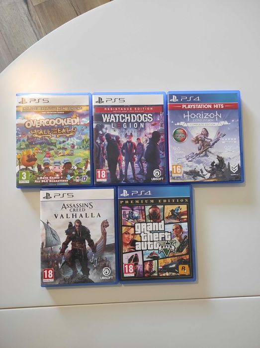 Pack de Jogos PS5/PS4 Imaculados – Watch Dogs, AC Valhalla e mais!