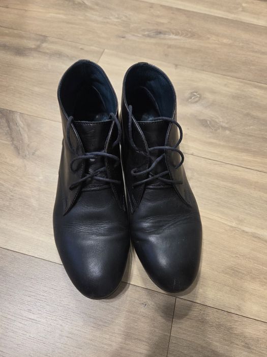 Skórzane botki Lasocki 36