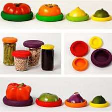 Conservador de alimentos em silicone . pack de 4 . Novos