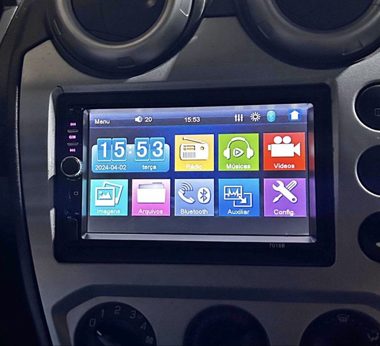 Auto Rádio 2 Din Universal NOVO / GPS / Atende Chamadas / Bluetooth / USB etc