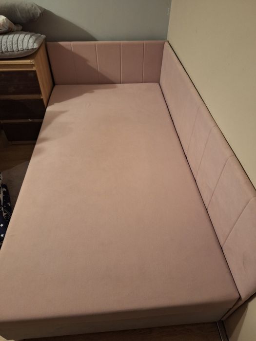 Łóżko młodzieżowe welur