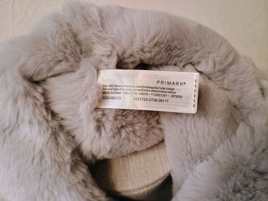 Женский меховой шарф