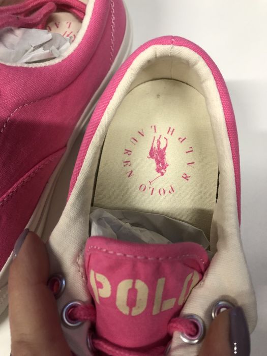 Polo Ralph Lauren róż neon r.37,5