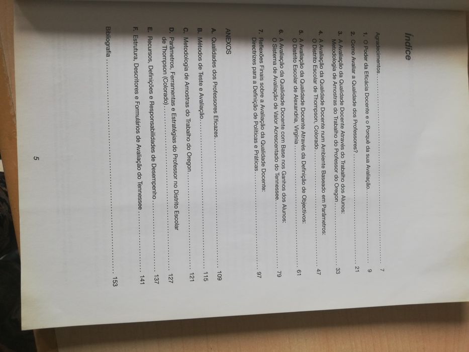 Avaliação dos professores e os resultados dos alunos