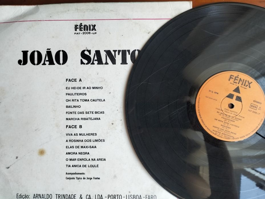 Disco de vinil LP João Santos