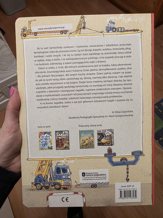 Książka obrazkowa Opowiem Ci mamo Co robią auta