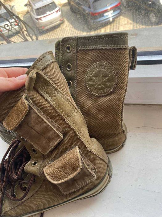 38р Кеди Converse мілітарі / вінтаж / Y2K / techwear / safari