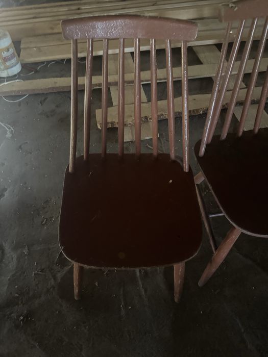 Krzesla Prl Vintage Patyczaki klasyczne retro