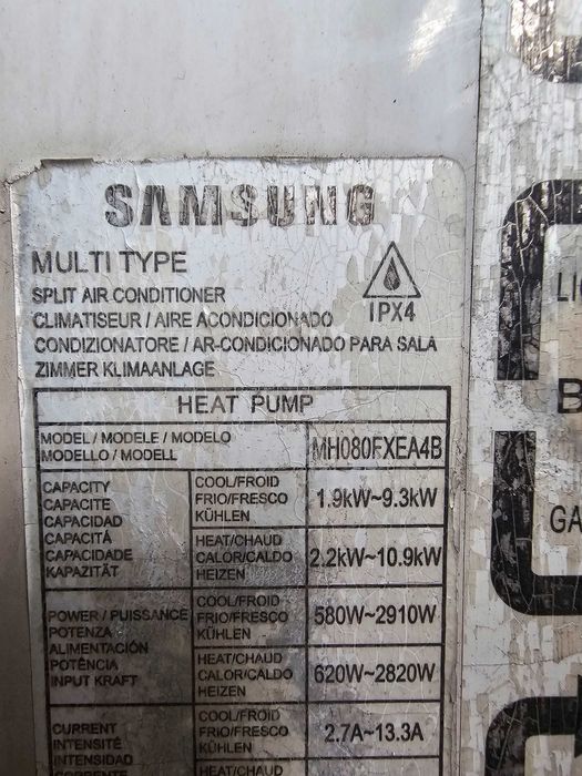 Ar condicionado Samsung 4x1