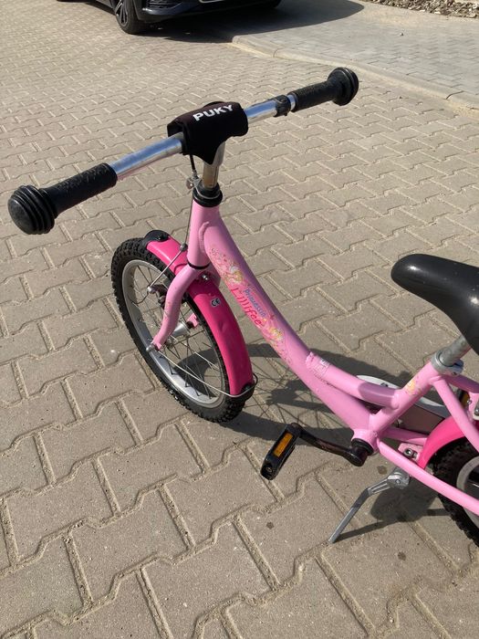 Rower dla dziecka różowy puky