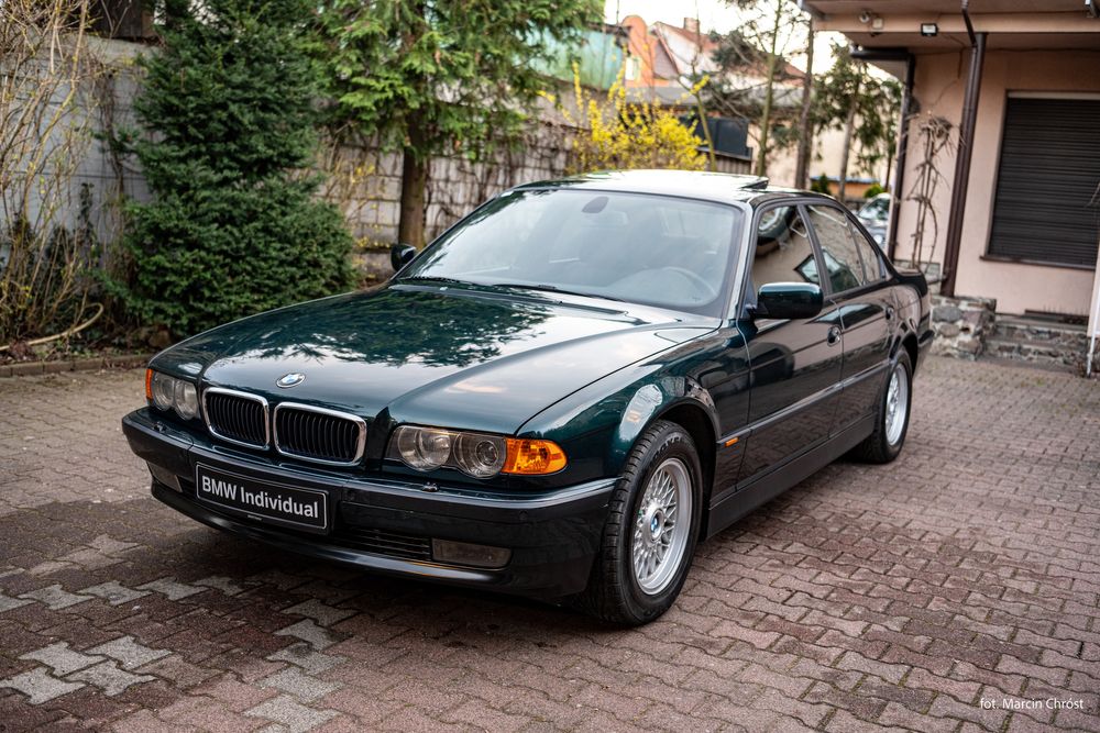 BMW 7 E38 728i lift M52B28TU M pakiet SERWIS KONTURY Xenon ERLE Grafik