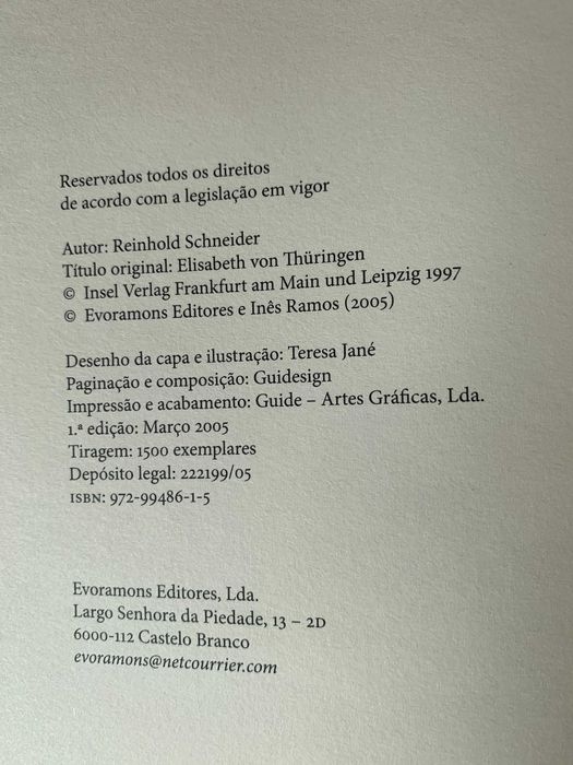 Santa Isabel da Hungria, de Reinhold Schneider